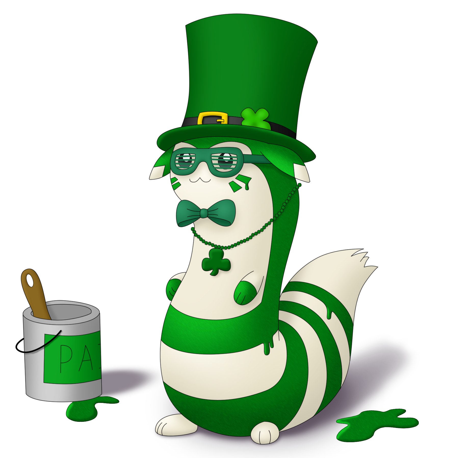 St. Patrick's Day Furret