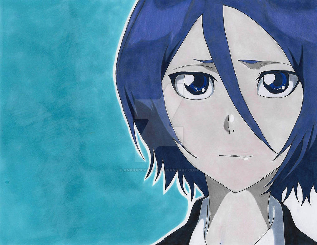 Rukia by AniCopicArtist on DeviantArt