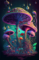 Slimy Psychedelic Shrooms | Terriology