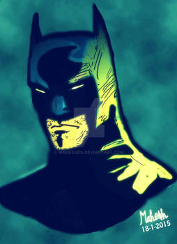 batman face by mahesh