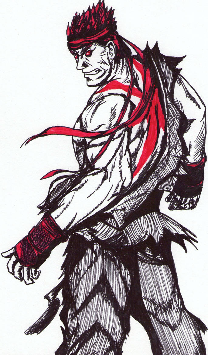 Evil Ryu Throw Pose Evil Ryu by Joneek on DeviantArt