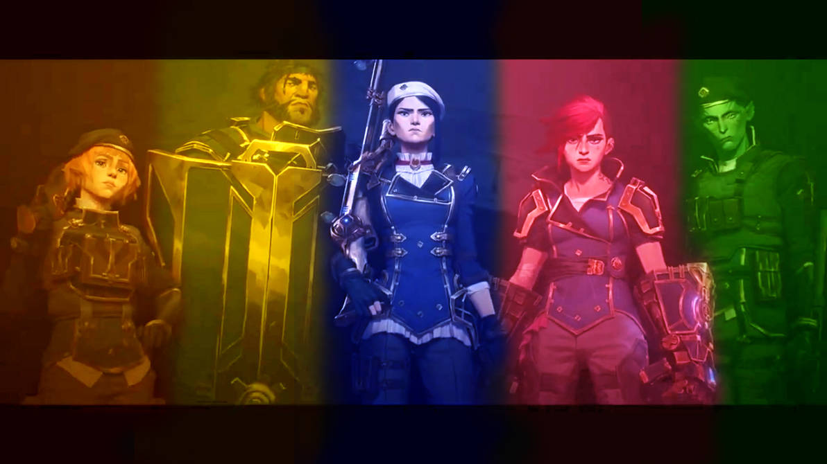 Arcane season 2 squad colors by MorganCygnus on DeviantArt