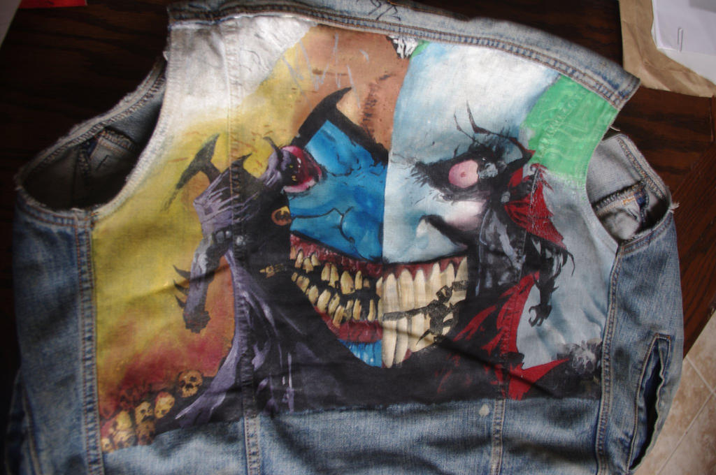 Spawn Jackets Batman vs. Spawn Denim Jacket by Basilarchia-Arthemis on DeviantArt
