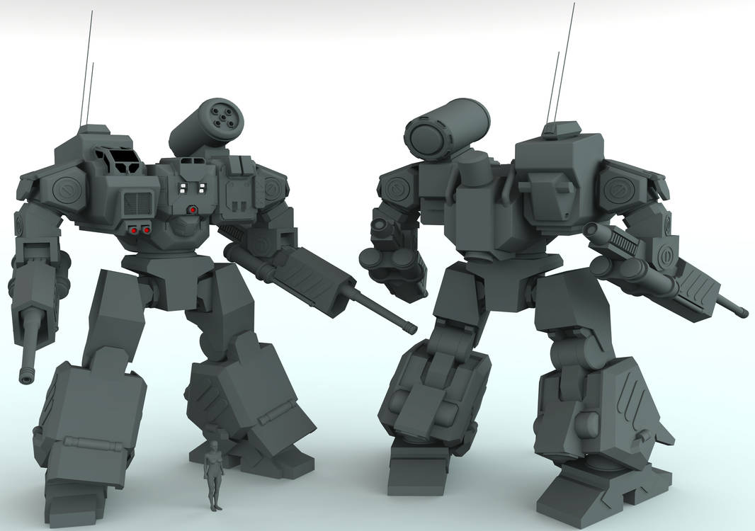 Work in Progress 2: 'Nother Mech by AceDarkfire on DeviantArt