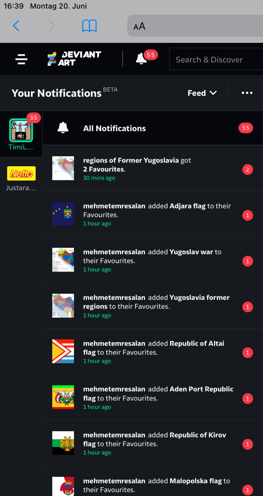 The most notifications I have ever by TimiLodeOnDeviantArt on DeviantArt