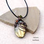 OOAK Labradorite wire wrapped pendant