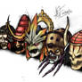 Soul Calibur Helmets COLOURED