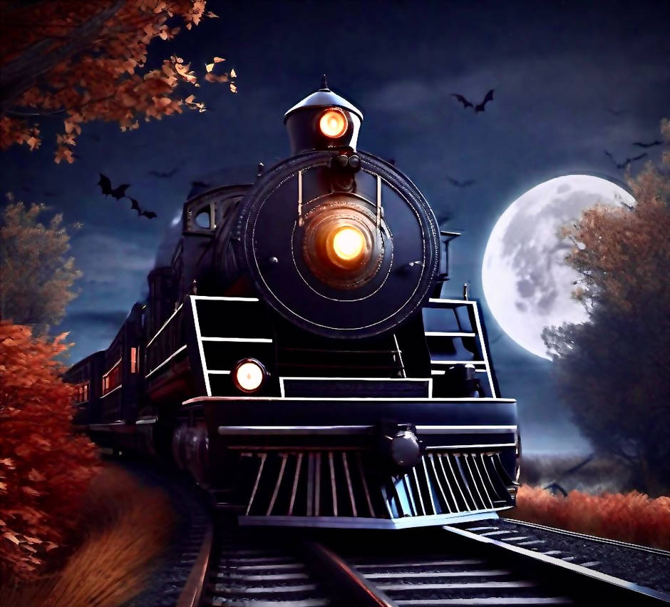 Night Moon Train by JCE-eworld on DeviantArt