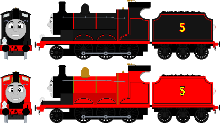 James the Red Engine by DannieBenane on DeviantArt