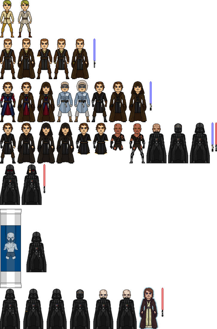 Jedi Knight Anakin Skywalker/Darth Vader (Canon) by JediRhydon101st on ...