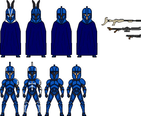 Blue Senate Guards And Commandos by JediRhydon101st on DeviantArt