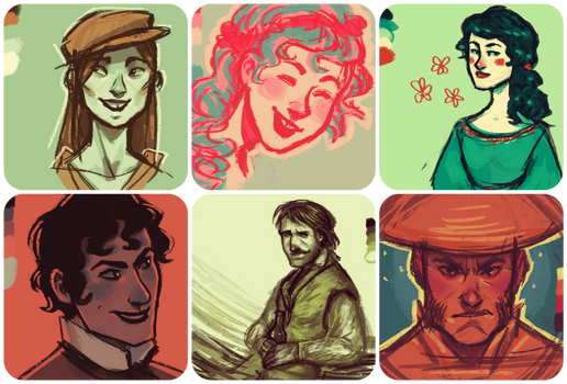 Les Mis Color Palettes