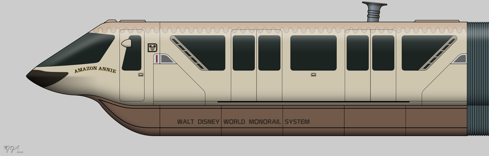 Jungle Cruise Monorail