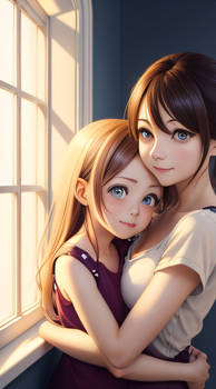Mom and daughter