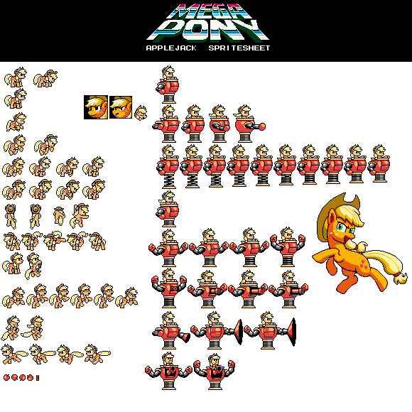 mega pony recolor Applejack