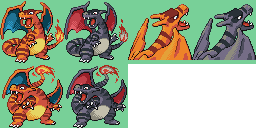 Python Code For Charizard Cloned Charizard sprite sheet by krystalDragonX546 on DeviantArt