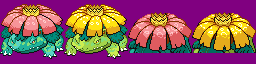 Gigantamax cloned venusaur 64x64 sprite sheet