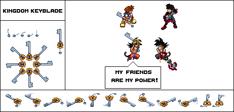 Kingdom keyblade Sprite sheet by krystalDragonX546 on DeviantArt