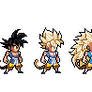 Ulsw dbgt kid Goku transformation recolor