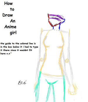 How to draw anime girl