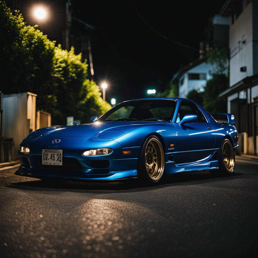 Jdm Rx7 Blue blue mazda rx7 by dogolover999 on DeviantArt