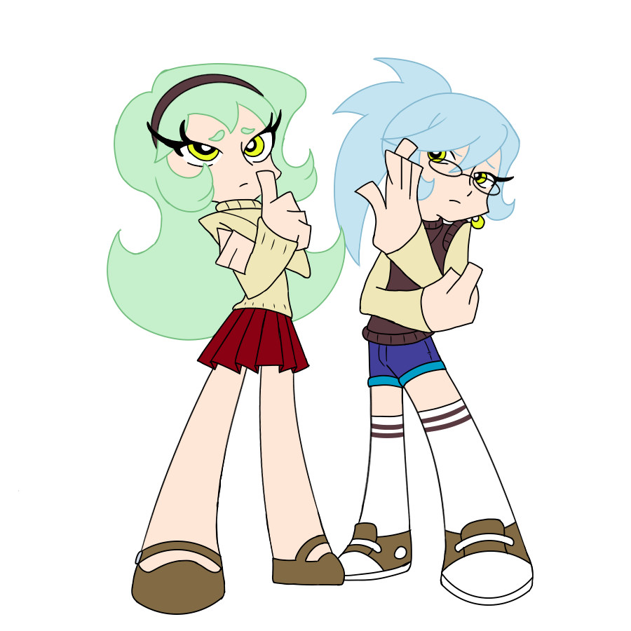 Scanty and Kneesocks - Humans/ Angels?