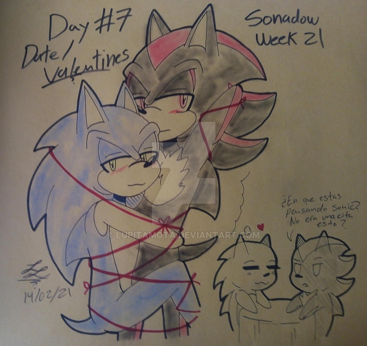 Sonadow Week 2021 - Day 7 (Date/Valentines)