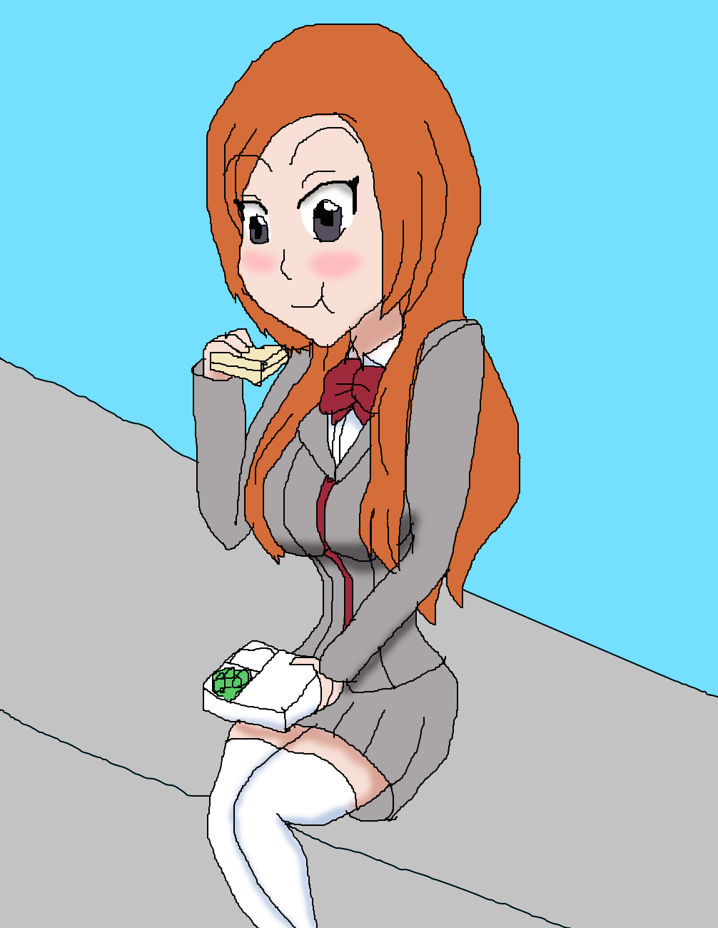 Orihime boob gain pt 1