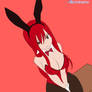 Bunny Erza colored