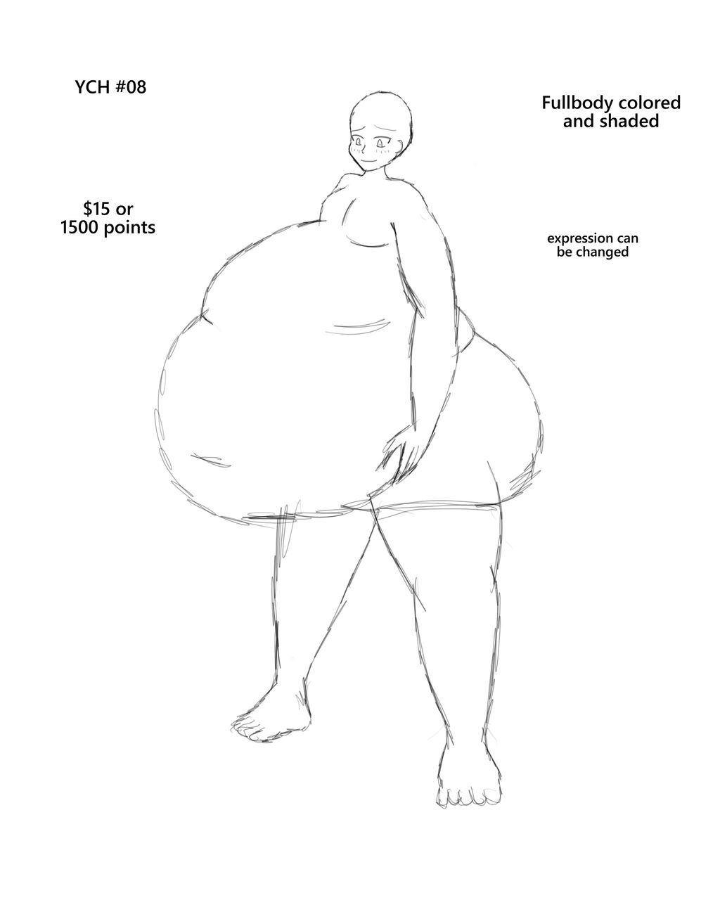 Ych #08 Fat Man pose by DLeagueman on DeviantArt