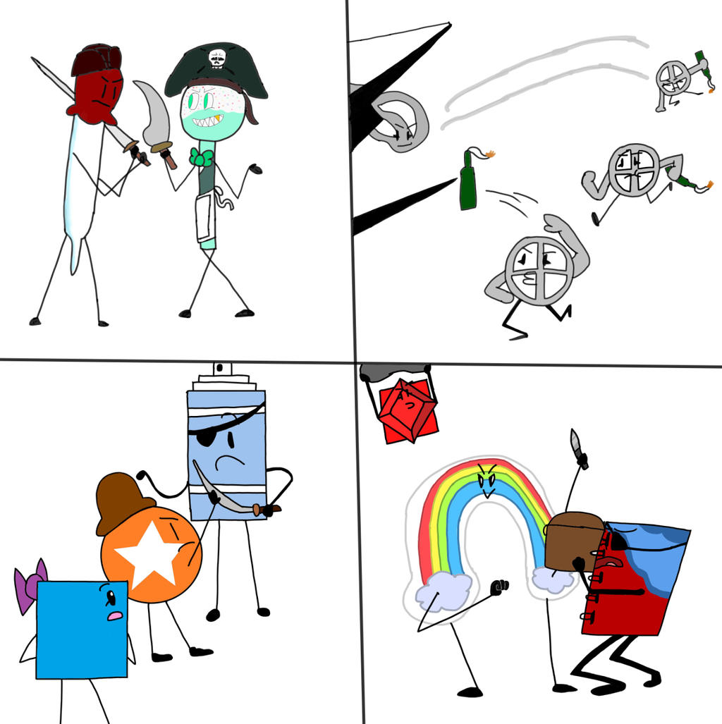 Bfdi Activities BFDI Tournament Bonus:Round 1-Activity 3 -Pirating by ObjectsHavingFun ...