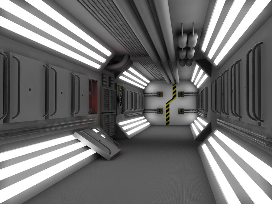 WIP 6 Sci Fi Corridor