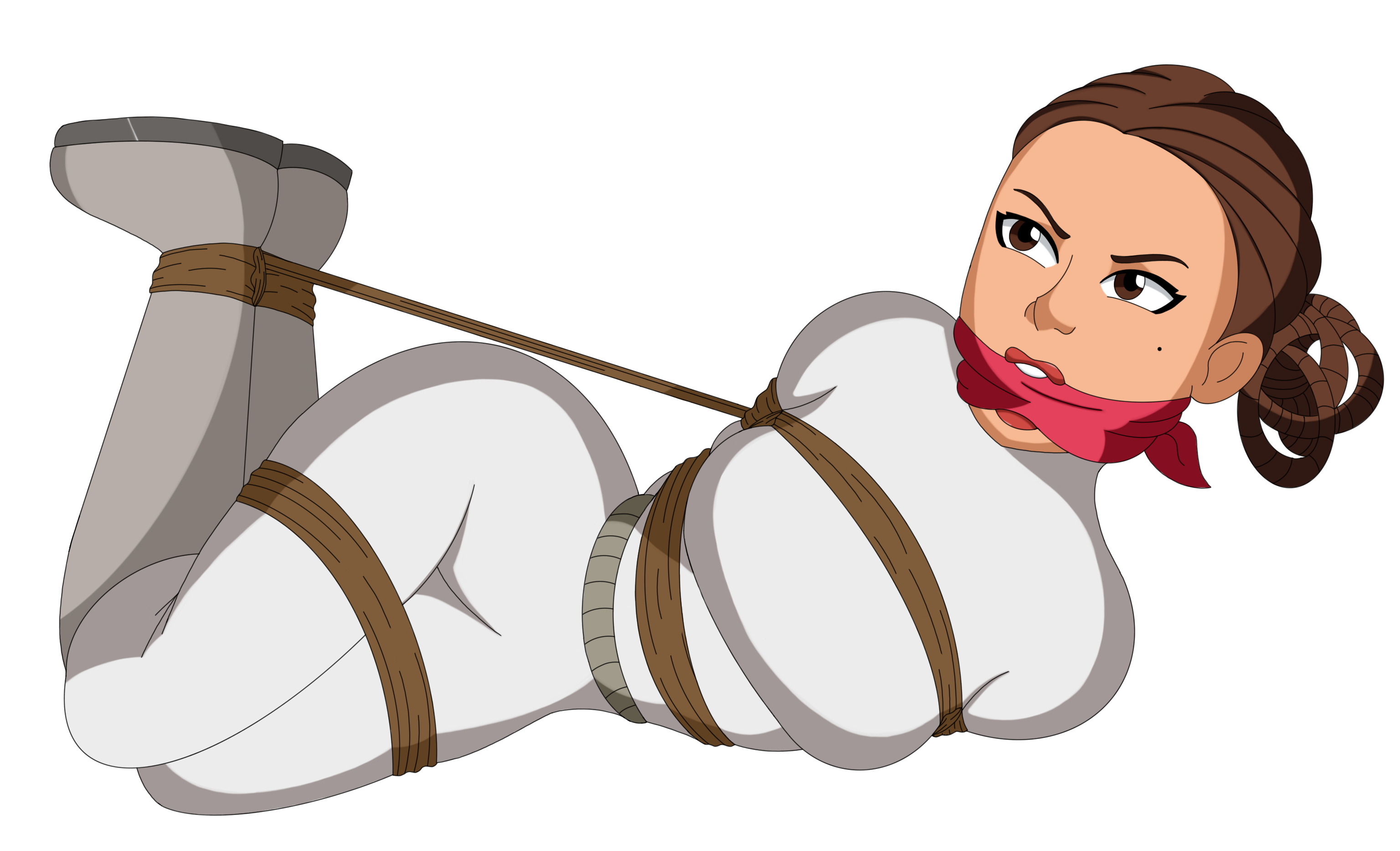 Padme Amidala Hogtied By Bobafettish1138 On Deviantart.