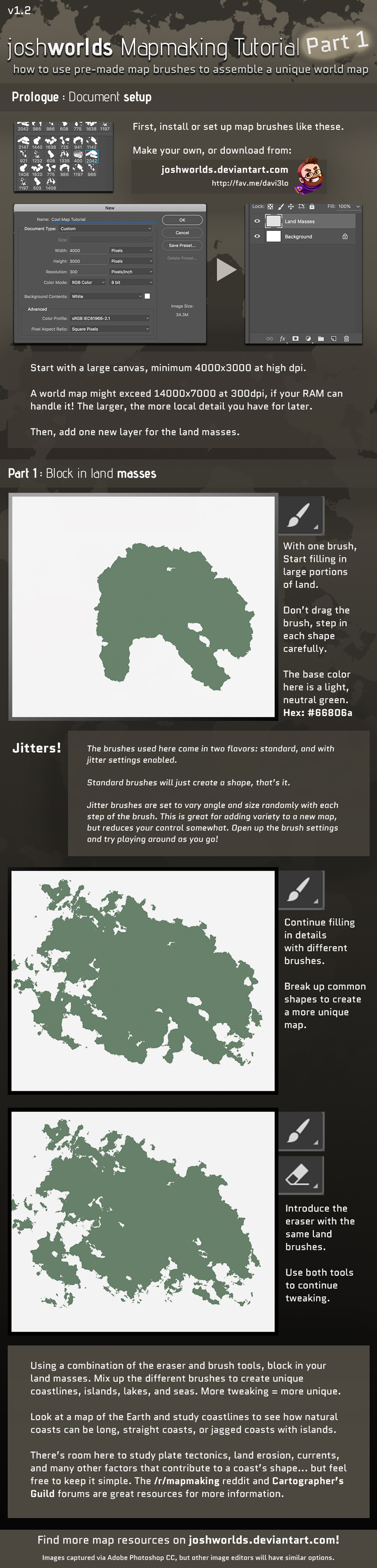 Mapmaking Tutorial Part 1 by JoshWorlds by JoshWorlds on DeviantArt