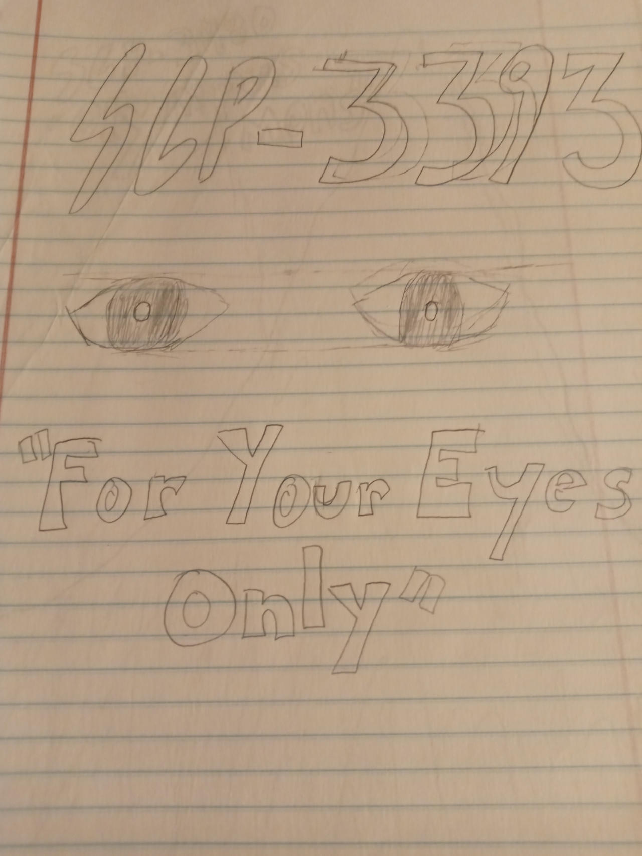 SCP-3393 For Your Eyes Only by ScruffyManMonkeyMan on DeviantArt