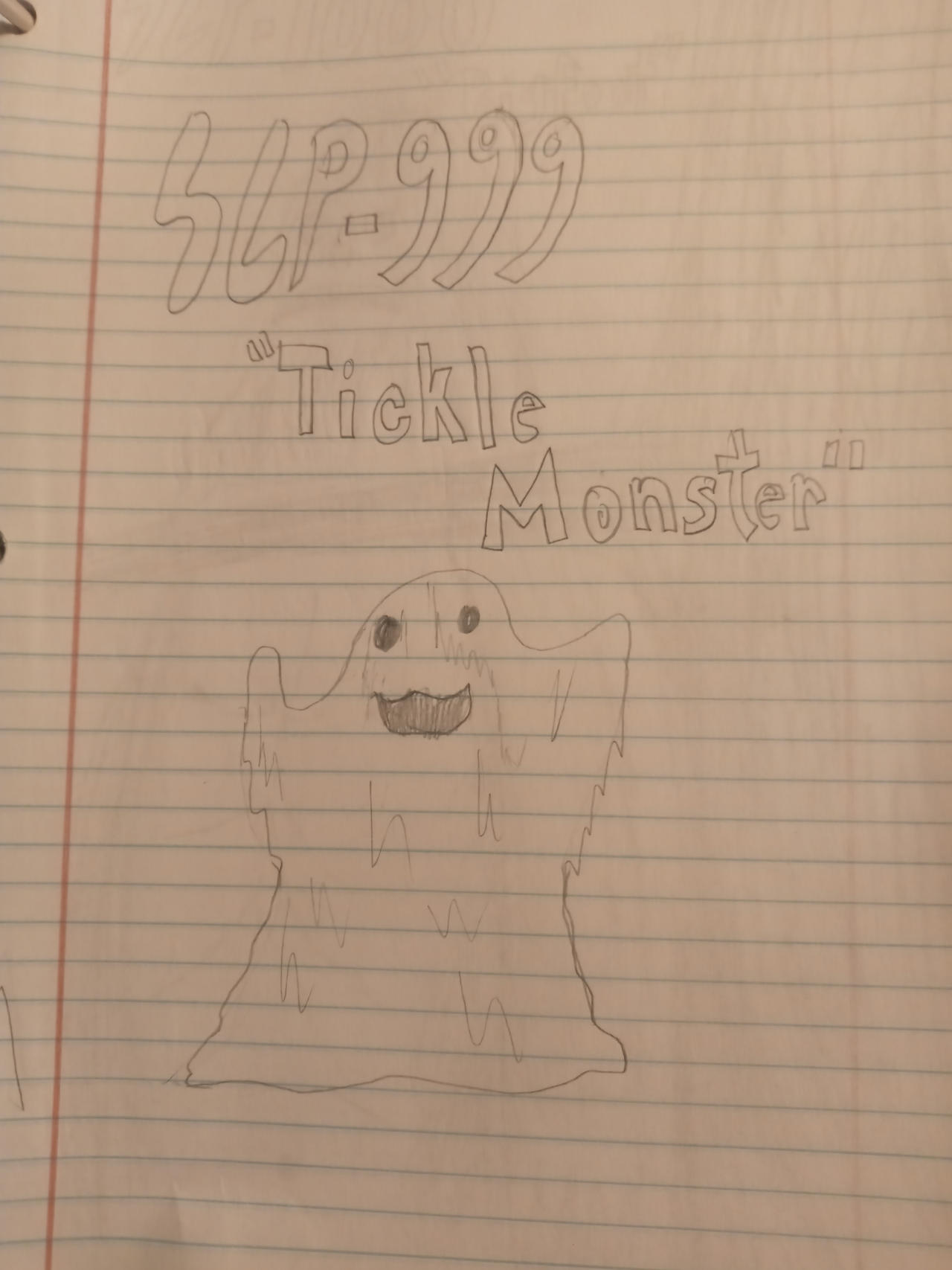 SCP-999 aka The Tickle Monster: Anthropomorphized by Kurozart on DeviantArt