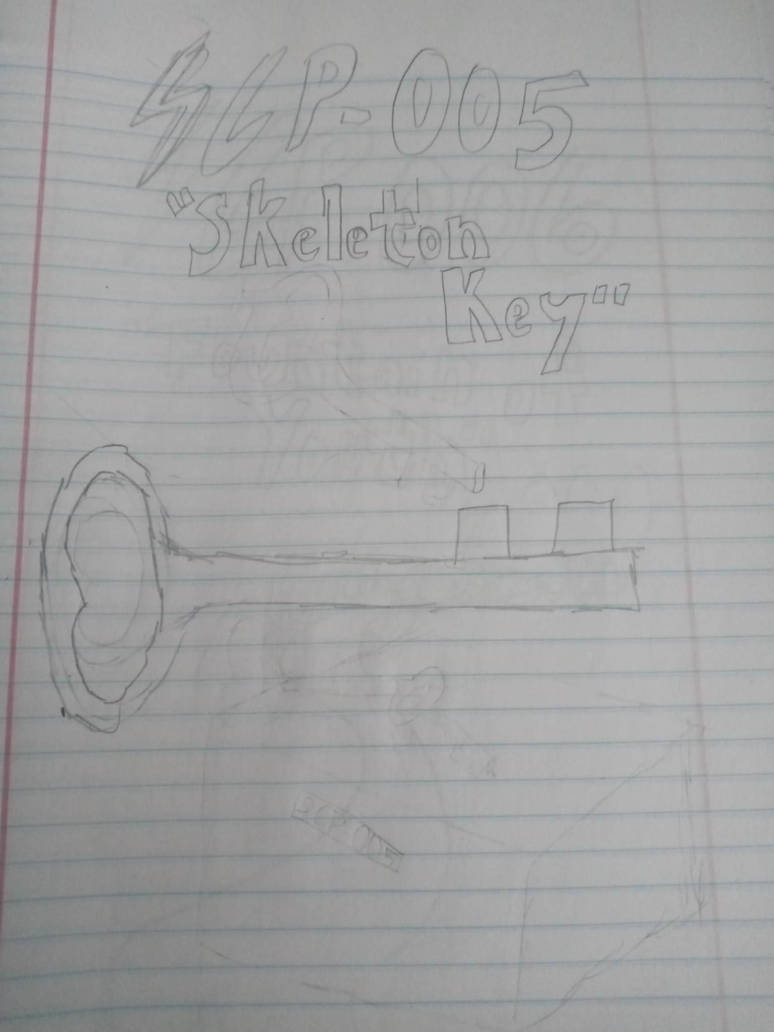 SCP-005 Skeleton Key by ScruffyManMonkeyMan on DeviantArt