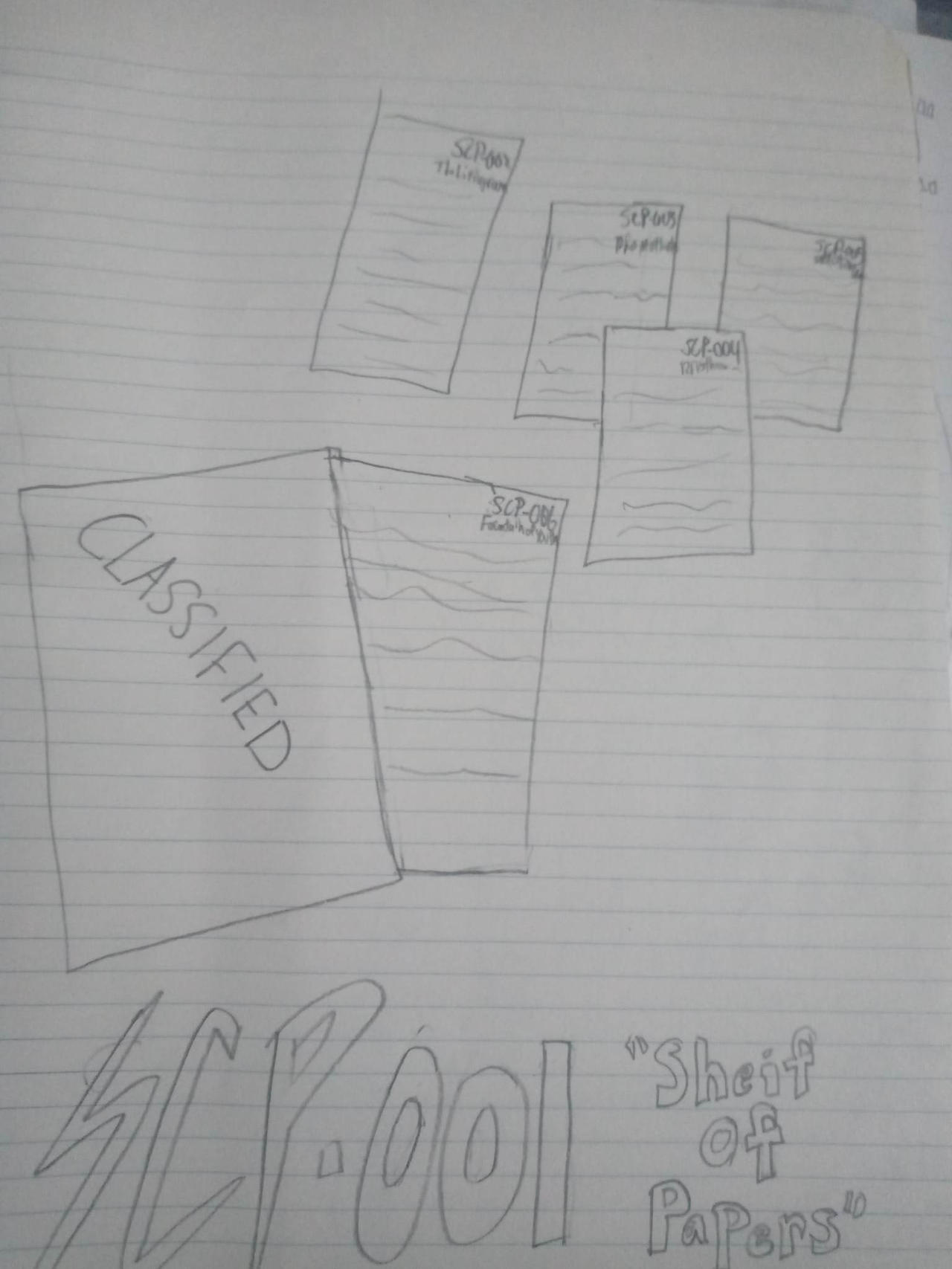 SCP-001 Shief of Papers by ScruffyManMonkeyMan on DeviantArt
