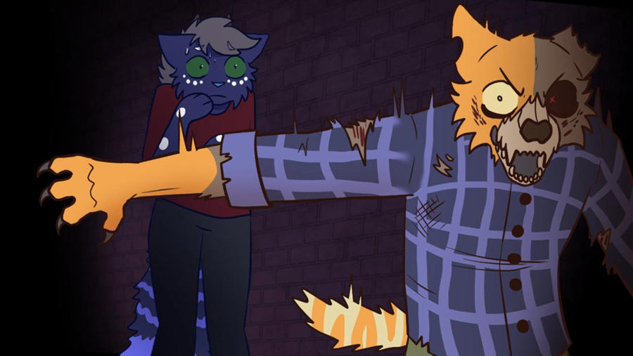 RUN!! She's a ghost and a-- by ZjeroXytz on DeviantArt