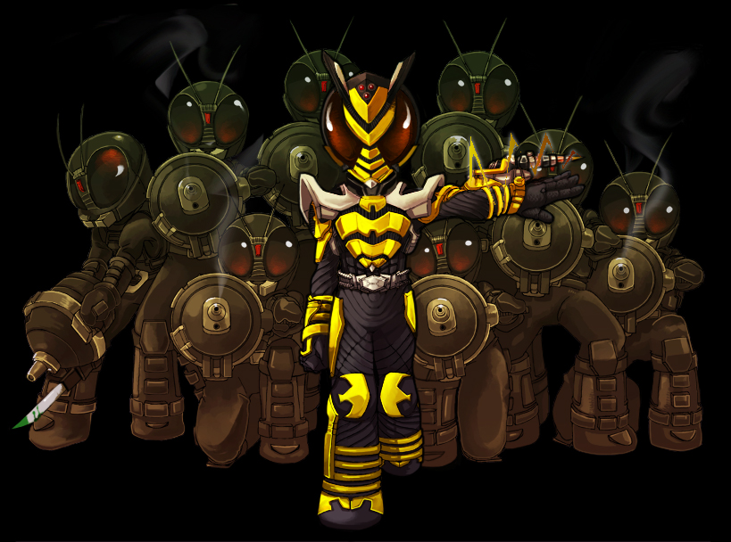 Bee X Rider Kamen Rider TheBee by mashutaro on DeviantArt