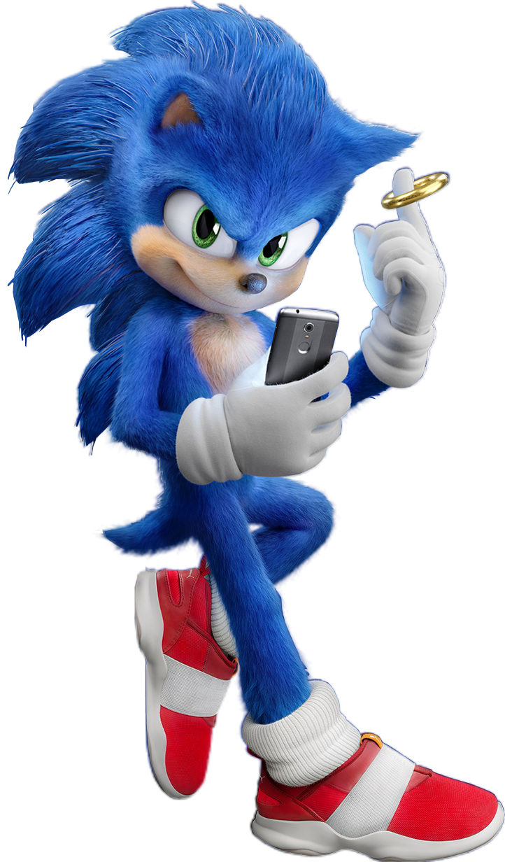 Redscreen on X: with a full body render found, here's a transparent sonic # SonicMovie #SonicMovie2 #SonicMovie3  / X