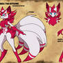 Ref sheet: Kyubell the Kitsune