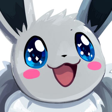 Kawaii Chibi Pokemon Eevee Big Sparkly Eyes · Creative Fabrica