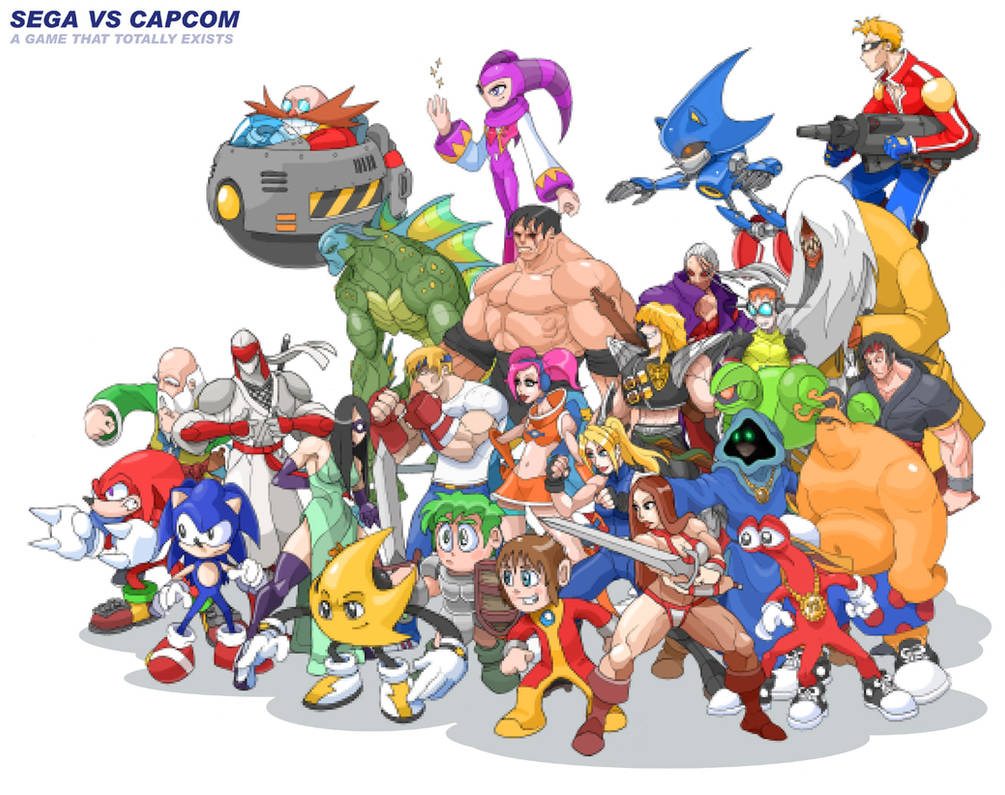 Sega vs Capcom by MurderousAutomaton on DeviantArt