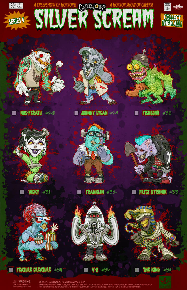 Creepazoids: Silver Scream by MurderousAutomaton