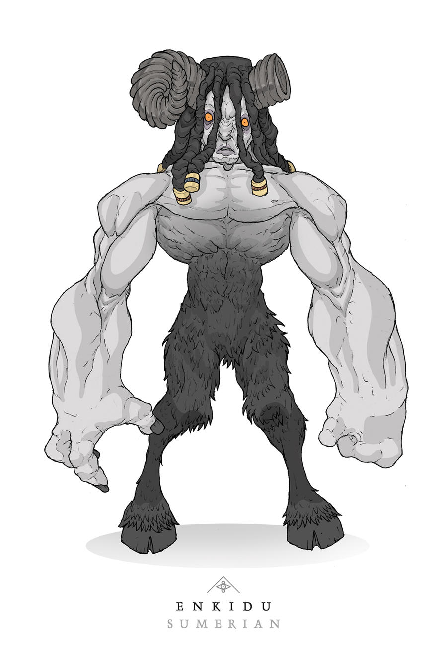 Mythos: Enkidu by MurderousAutomaton