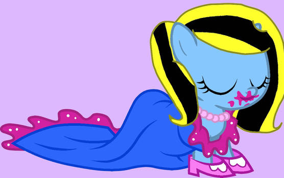 Baby Rose in a pretty dress