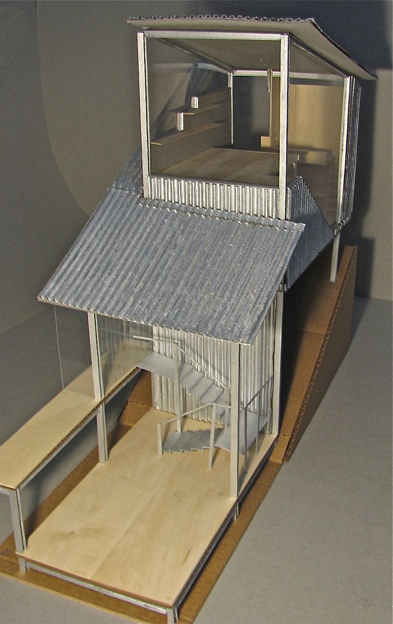 lake house - section model