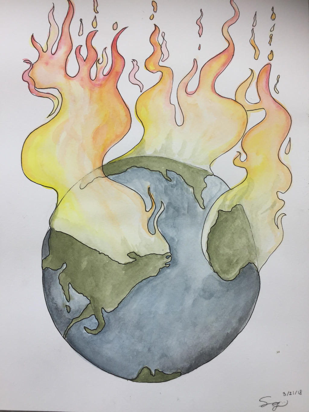 Environmental Awareness Artwork