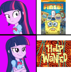 EG Twilight Prefers Help Wanted Over SpongeBob You're Fired